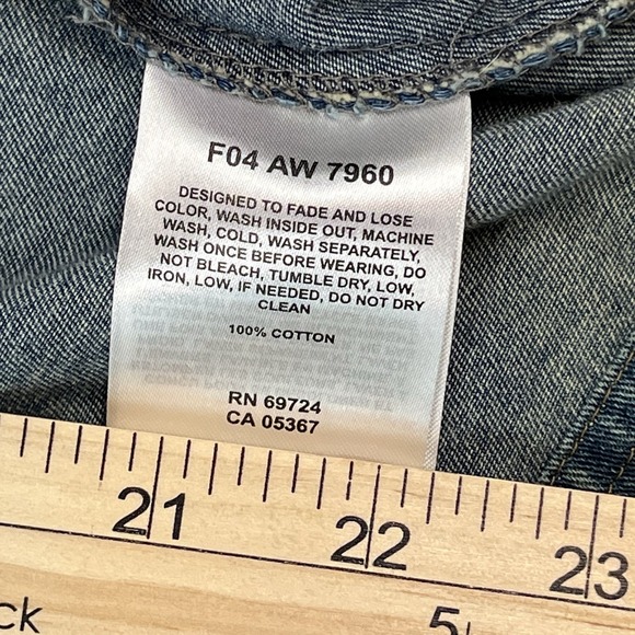 Vintage Women's Columbia Denim Jean Jacket Coat Size 2XL Made in Sri Lanka - Picture 4 of 7